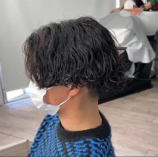 ミディアム パーマ メンズ dot.グループ指名 No.1橋本滉太のヘアスタイル