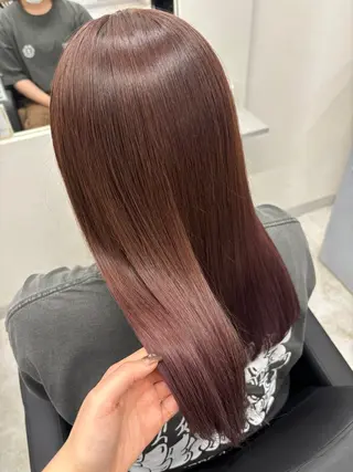 カラー 透明感♡くすみカラー shiori/小岩のヘアスタイル