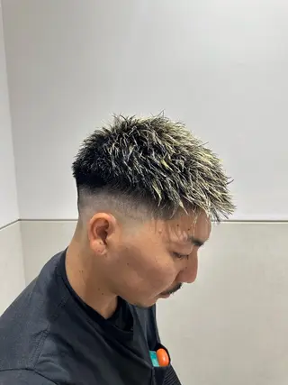 ショート パーマ メンズ 石井秀二郎メンズ パーマ京都河原町のヘアスタイル