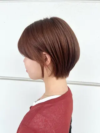 ショート 髪質改善×ブリーチ 無しWカラー🫧天神のヘアスタイル