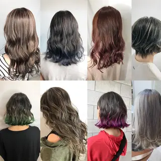 カラー ケアブリーチ 黒瀬有汰のヘアスタイル