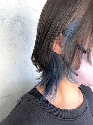 ショート カラー INCE加古川 KIHO 🩵🤍のヘアスタイル