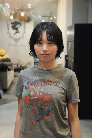 ショート パーマ デザインパーマ 藤田和樹のヘアスタイル