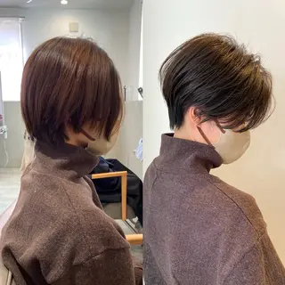 ショート カラー 廣庭 勇人のヘアスタイル