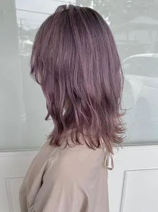 ミディアム カラー 杉田 健太のヘアスタイル