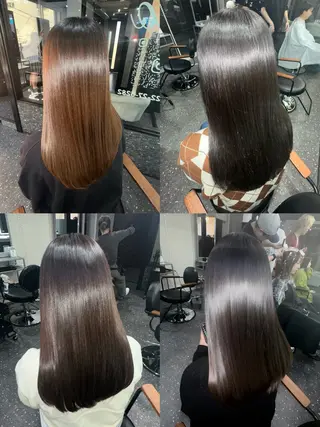 ロング パーマ 髪質改善⭐️縮毛矯正 中野⭐️Rinaのヘアスタイル