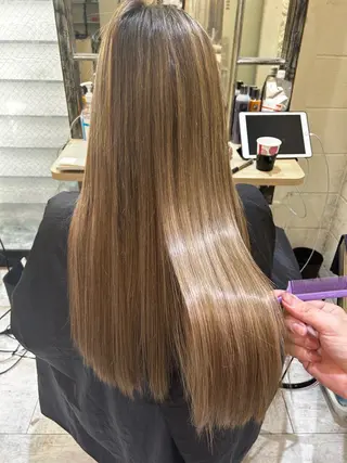 ロング カラー ‼️最新ハネエクステ 原宿のヘアスタイル