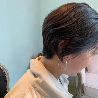 ショート カラー SAKINO. ベージュカラーのヘアスタイル