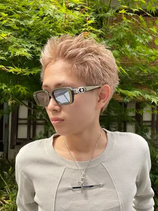 メンズ メンズカット パーマ[佐橋]のヘアスタイル