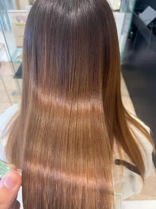 セミロング ササ　ユウキ/パーマ 縮毛矯正/髪質改善のヘアスタイル