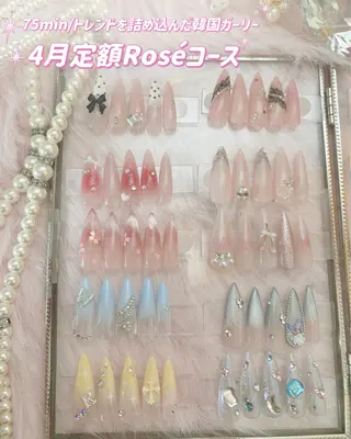 ミディアム lilivelle KIRARIのネイルデザイン