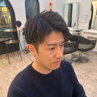 メンズ ボブ／艶カラー ❣️マナミのヘアスタイル