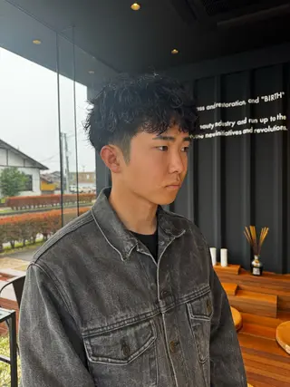 ショート パーマ メンズ KIRARI .のヘアスタイル