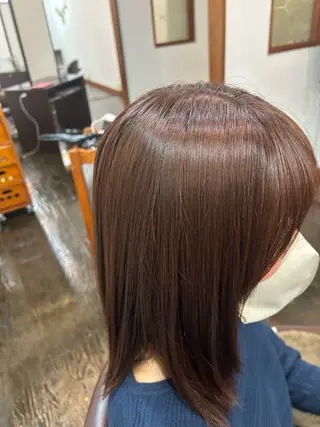 セミロング カラー 康本将輝 ♦️髪質改善♦️のヘアスタイル