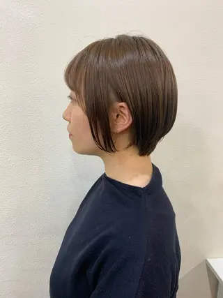 ショート カラー 髪質改善☆ 縮毛矯正miyuのヘアスタイル