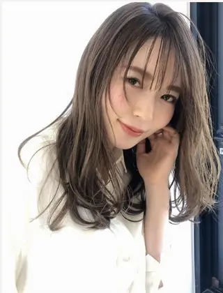 カラー ロング ボブ 西宮北口/みなみのヘアスタイル