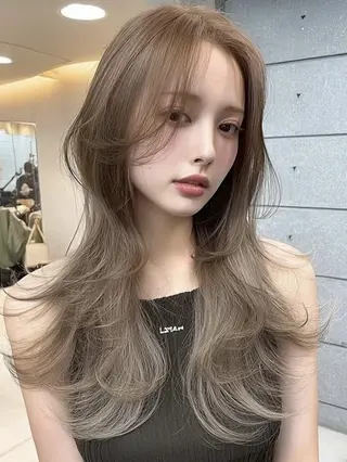 セミロング MARIN /天王寺 🤍のヘアスタイル
