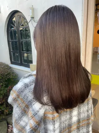 セミロング カラー hazuki 🌝のヘアスタイル