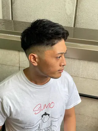 メンズ 渋谷/フェード/ 國分 翔のヘアスタイル
