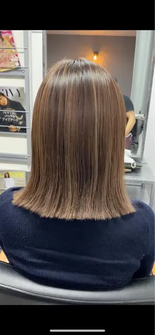 ミディアム 平田 広大のヘアスタイル
