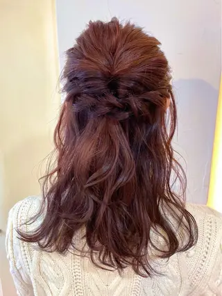 ミディアム ヘアアレンジ 💎透明感カラー 松本ミキ💎のその他イメージ