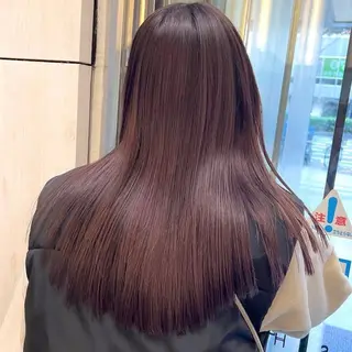 セミロング カラー パーマ ヘアアレンジ メンズ キッズ ネイル マツエク・マツパ アイブロウ 前川 朋香のヘアスタイル