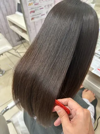 ミディアム 【髪質改善カラー】 瀧田嵐士🇰🇷のヘアスタイル