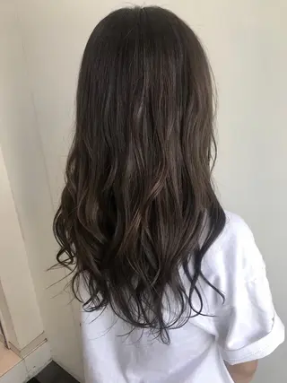 セミロング カラー 中塚 義人のヘアスタイル
