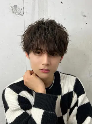 ショート メンズ 🌈艶髪ベージュ🌈 ユウトのヘアスタイル