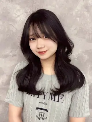 ロング おばた ちひろのヘアスタイル