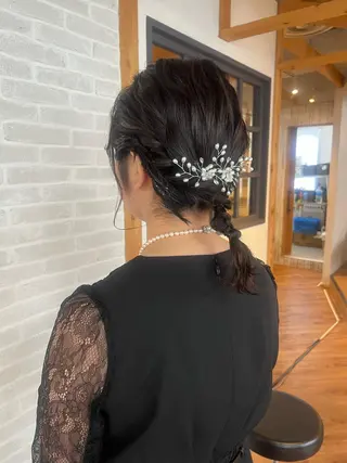 セミロング ヘアアレンジ Topstylist YUKIのヘアスタイル