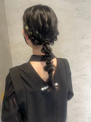 ロング ヘアアレンジ 美髪× ヘアセット✨Araiのヘアスタイル