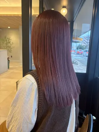 ロング ✨NEW OPEN/ 美髪矯正/山田千里✨のヘアスタイル