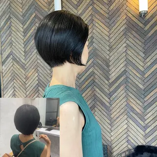 ショート カラー 黒崎 勝巳のヘアスタイル