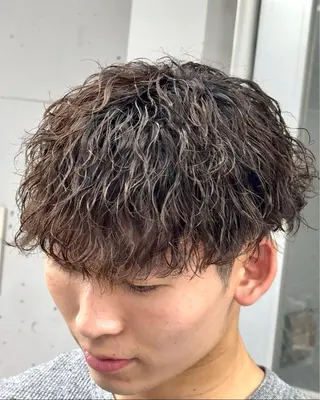ショート 👑メンズパーマ👑 /原宿/かずまのヘアスタイル