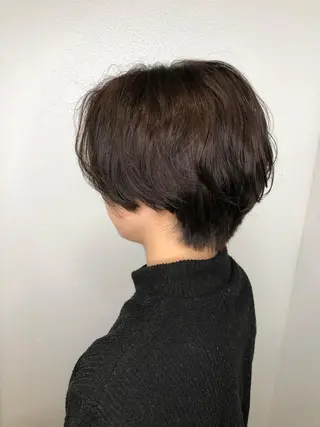 ショート カラー 店長　濱口 花菜　美髪整形のヘアスタイル