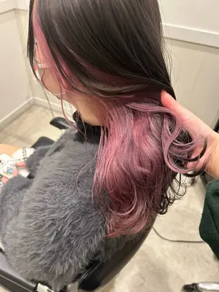 セミロング カラー 🌼透け感カラー 🌼Rinaのヘアスタイル