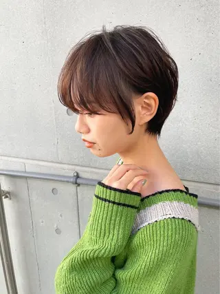 ショート カラー 【ショートカット 美髪矯正】今井隆太のヘアスタイル