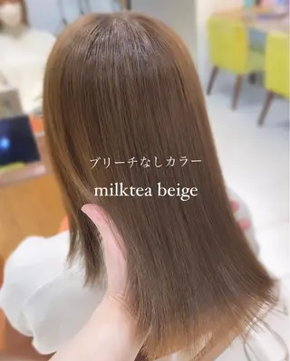 ミディアム カラー YUZU🎀顔まわり ×レイヤーカットのヘアスタイル