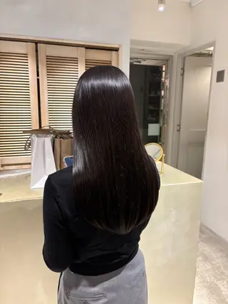 ロング パーマ SHEA /縮毛矯正 イソダハルカのヘアスタイル