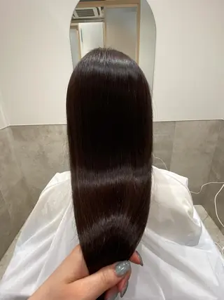 ロング カラー しみず さきのヘアスタイル