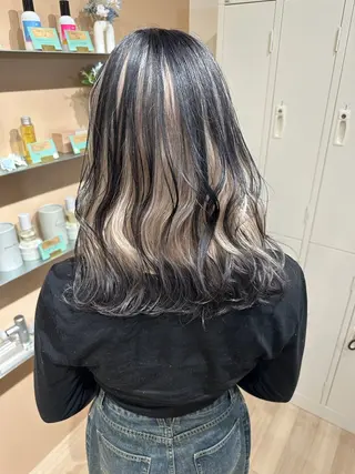 セミロング Rubik'sなかもず店所属・鍵谷 公宏のヘアスタイル