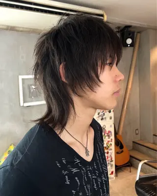 ミディアム メンズ 中目黒 ★店長WATARUのヘアスタイル