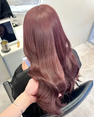 セミロング カラー leben serikaのヘアスタイル