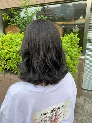 ミディアム カラー カラー特化美容師 💎EIKI💎のヘアスタイル