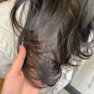 セミロング カラー ヘアアレンジ 韓国ヘア┊︎レイヤー ┊︎haruka🌙のヘアスタイル