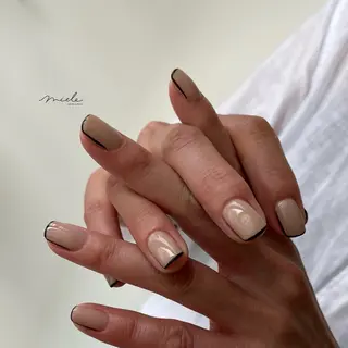 ネイル miele【ミエレ】 海外シンプルデザインのネイルデザイン