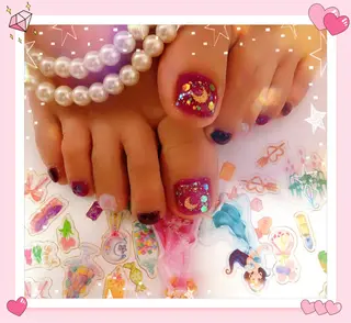 ネイル ラベンダー💖日暮里 ルル💖ネイルのネイルデザイン