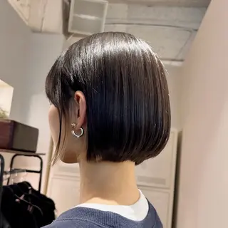 ショート カラー 大人ヘア縮毛矯正 💛mai💛のヘアスタイル