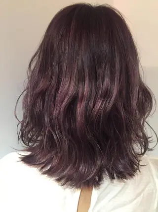 ミディアム 元重 宣博のヘアスタイル